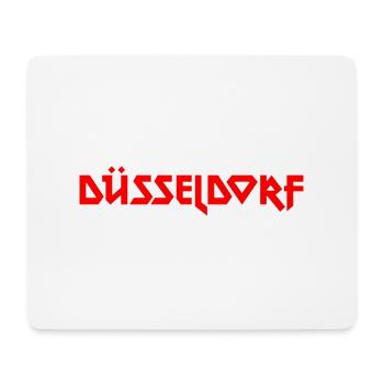 Modisches Heimat DÜSSELDORF Metal-Design - Mousepad (Querformat) - Weiß - Vorne