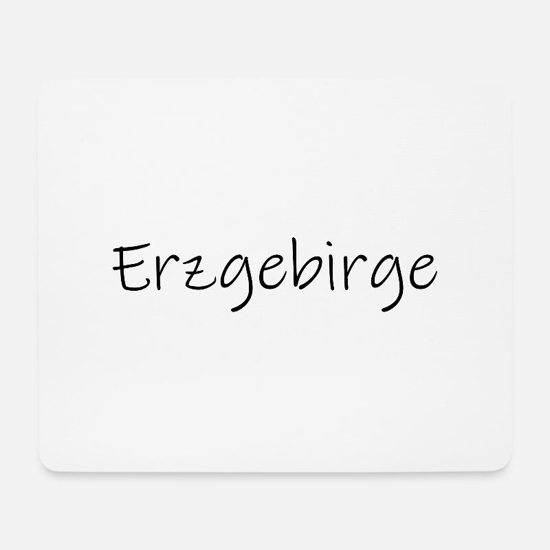 Erzgebirge Heimat - Mousepad (Querformat) - Weiß