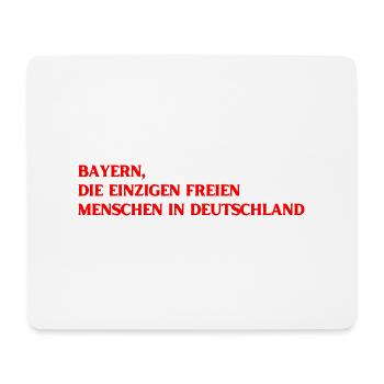 Bayern Freiheit Deutschland - Mousepad (Querformat) - Weiß - Vorne