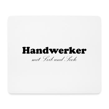 Handwerker Handyman Handwerk Werkzeug Baustelle - Mousepad (Querformat) - Weiß - Vorne