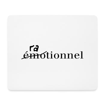 Emmotionnel - Tapis de souris (format paysage) - blanc - Devant