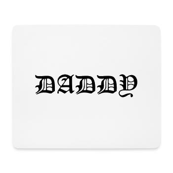 Papa - Tapis de souris (format paysage) - blanc - Devant