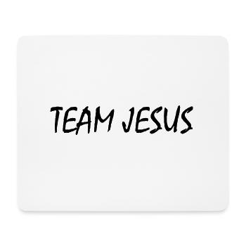 Team jesus - Mouse Pad (horizontal) - white - Front