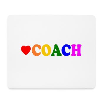 Coach - Mouse Pad (horizontal) - white - Front