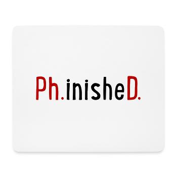 Ph.D. - Mousepad (Querformat) - Weiß - Vorne
