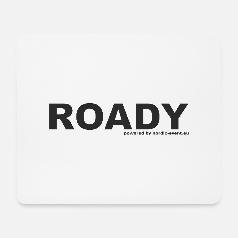 Roady 1 - Mousepad (Querformat) - Weiß