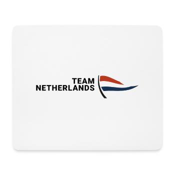 Équipe Nederlands - Tapis de souris (format paysage) - blanc - Devant