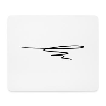 Decorative line. Text decoration. Hand drawn. - Mouse Pad (horizontal) - white - Front