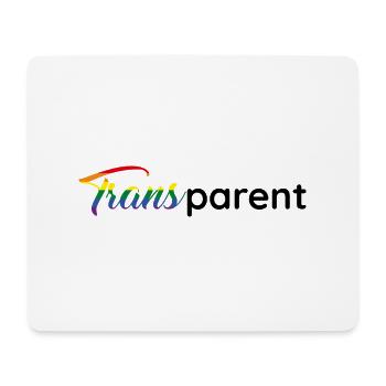 Transparent Transgender Wortspiel für alle Eltern - Mousepad (Querformat) - Weiß - Vorne