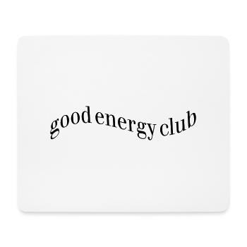 Good Energy Club - Tapis de souris (format paysage) - blanc - Devant