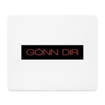 Goenn dir - 2 Farben - Mousepad (Querformat) - Weiß - Vorne