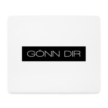 Goenn dir - Mousepad (Querformat) - Weiß - Vorne