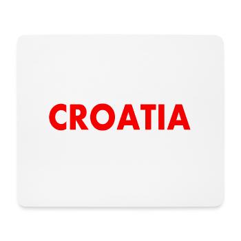 Croatie (Hrvatska) - Tapis de souris (format paysage) - blanc - Devant
