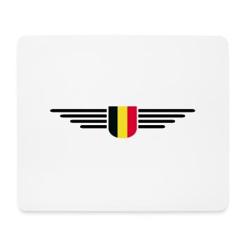 Ich liebe Belgien Design T-Shirt Outfit - Mousepad (Querformat) - Weiß - Vorne