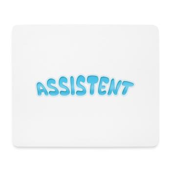 Gift for Assistant - Mouse Pad (horizontal) - white - Front