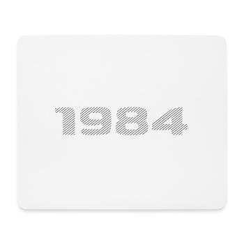 Geboren 1984 Retro Stripe Modernes Geburtstagsdesign - Mousepad (Querformat) - Weiß - Vorne