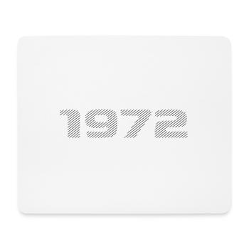 Geboren 1972 Retro Stripe Modernes Geburtstagsdesign - Mousepad (Querformat) - Weiß - Vorne
