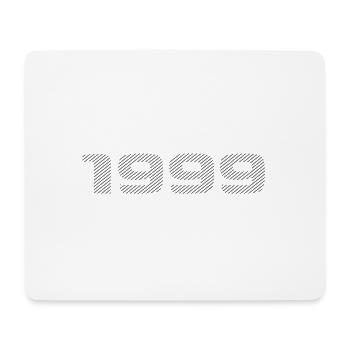 Geboren 1999 Retro Stripe Modernes Geburtstagsdesign - Mousepad (Querformat) - Weiß - Vorne