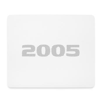 Geboren 2005 Retro Stripe Modernes Geburtstagsdesign - Mousepad (Querformat) - Weiß - Vorne