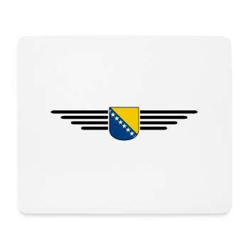 Bosnia & Herzegovina T-Shirt - Mouse Pad (horizontal) - white - Front
