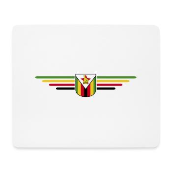 T-shirt Zimbabwe pour les fans de l’Afrique - Tapis de souris (format paysage) - blanc - Devant