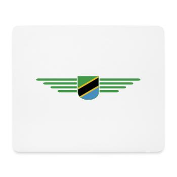 Tanzania T-Shirt for Real Fans - Mouse Pad (horizontal) - white - Front