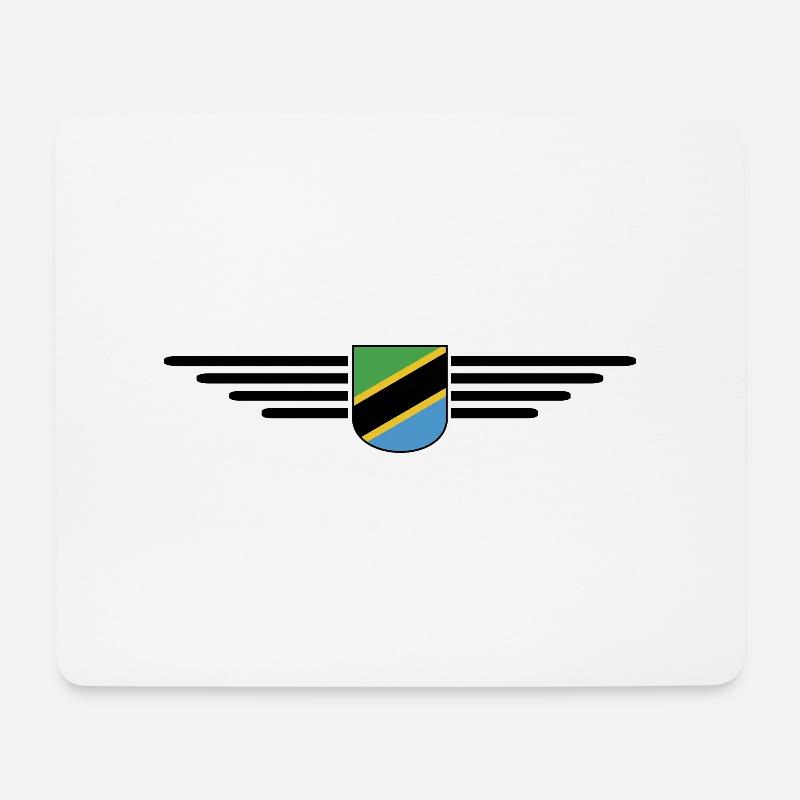 Tansania T-Shirt für echte Fans - Mousepad (Querformat) - Weiß