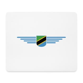 Tanzania T-Shirt for Real Fans - Mouse Pad (horizontal) - white - Front