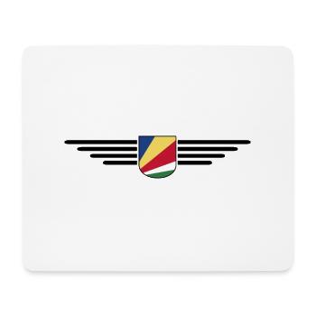 Seychelles fans: T-shirts for island dreams - Mouse Pad (horizontal) - white - Front