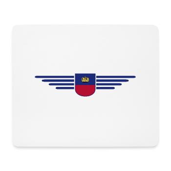 Liechtenstein T-Shirt Design für Fans - Mousepad (Querformat) - Weiß - Vorne