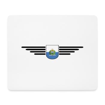 Ich liebe San Marino, Eleganz Stil Design T-Shirt - Mousepad (Querformat) - Weiß - Vorne