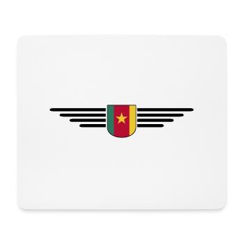 Kamerun Design – Stolz und Vielfalt - Mousepad (Querformat) - Weiß - Vorne