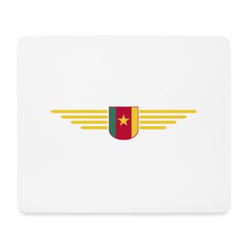 Kamerun Design – Stolz und Vielfalt - Mousepad (Querformat) - Weiß - Vorne