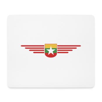 Myanmar T-Shirt – A Touch of Tradition - Mouse Pad (horizontal) - white - Front