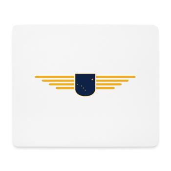 Alaska Fan T-Shirt – USA-Style - Mousepad (Querformat) - Weiß - Vorne