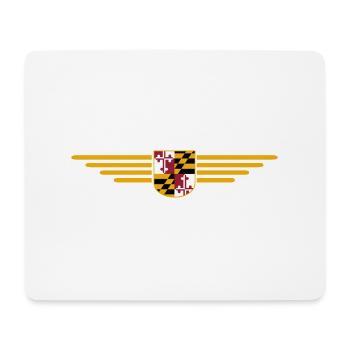 Maryland Fan T-Shirt – Perfect for fans! - Mouse Pad (horizontal) - white - Front