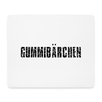 Gummibärchen - Mousepad (Querformat) - Weiß - Vorne