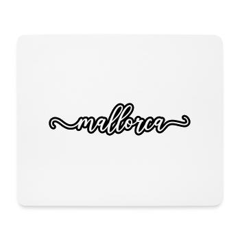Mallorca Schriftzug - Mousepad (Querformat) - Weiß - Vorne
