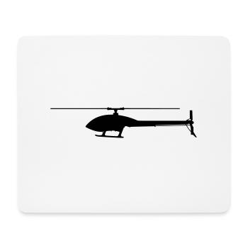 Goblin Heli - Mousepad (Querformat) - Weiß - Vorne