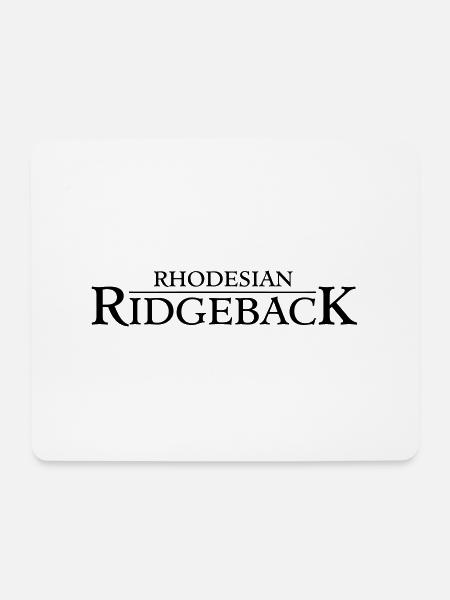 Rhodesian Ridgeback - Mousepad (Querformat) - Weiß
