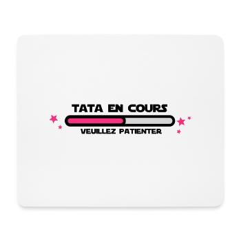 TATA EN COURS - Tapis de souris (format paysage) - blanc - Devant