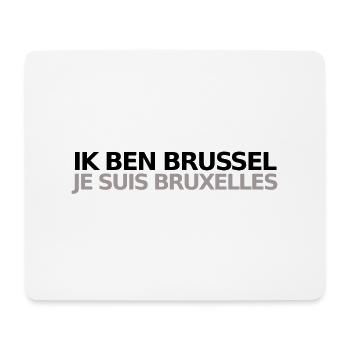Je Suis Bruxelles - Mousepad (Querformat) - Weiß - Vorne