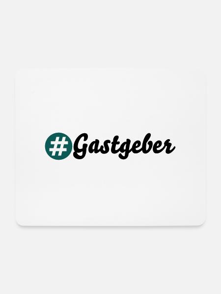 Gastgeber - Mousepad (Querformat) - Weiß