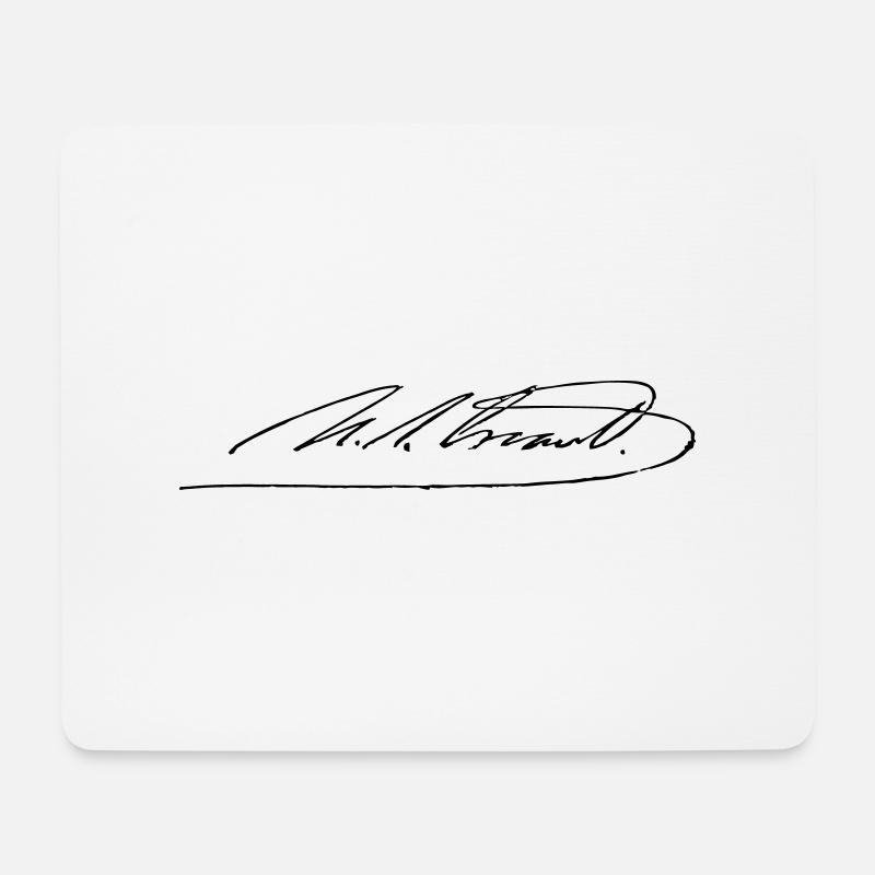 Ulysses S. Grant Signature - Mouse Pad (horizontal) - white