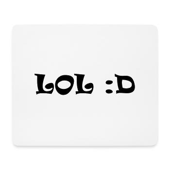 lol - Tapis de souris (format paysage) - blanc - Devant