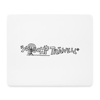 mt schreft kontur - Mousepad (Querformat) - Weiß - Vorne