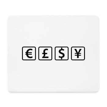 money__f1 - Mousepad (Querformat) - Weiß - Vorne