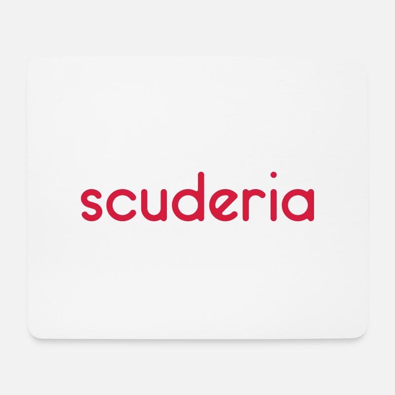 Scuderia - Personabel - Mousepad (Querformat) - Weiß