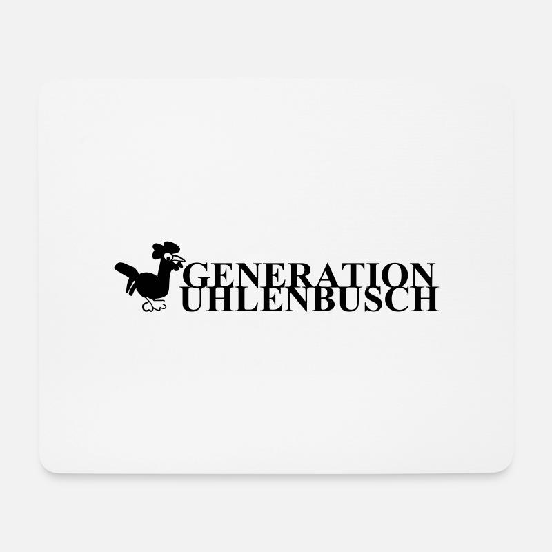 Generation Uhlenbusch - Mousepad (Querformat) - Weiß