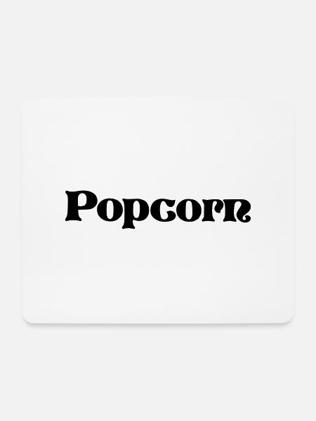 Popcorn - Mouse Pad (horizontal) - white